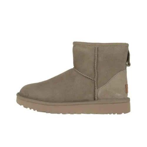 UGG Slip-resistant Short Snow Boots Women's Brown UGG противоскользящие короткие снегобутсы женские коричневые