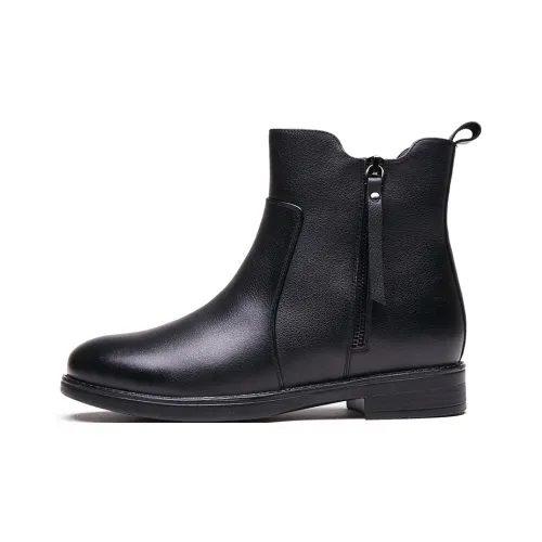 AOKANG Короткий MID Голень Мартин Ботинок Женские