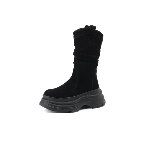 Rongcheng Shoe King MID Голень Ботинки Женские