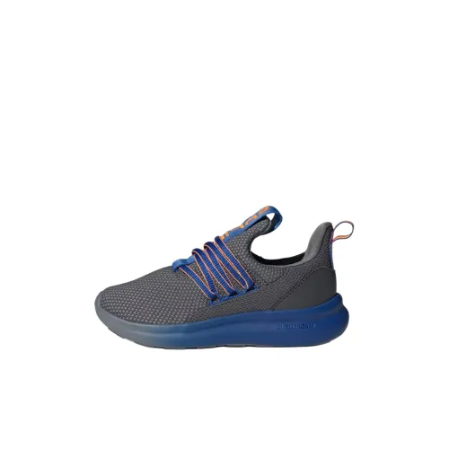 Adidas LITE RACER ADAPT 7,0 Противоскользящий Устойчивый к истиранию Низкий Топ Детские Лайфстайл Обувь Серый Синий Оранжевый Детский