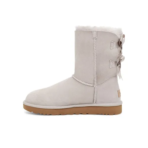 UGG Mini Bailey Bow II Теплоизоляционный противоскользящий покрытый короткий ботинок для снега на голень женский