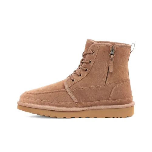 UGG Neumel High Moc Теплоизоляционные Устойчивые к истиранию Противоскользящие Короткие Снеботуфли Мужские Каштановые