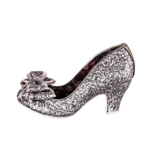 IRREGULAR CHOICE Высокие каблуки Серебристые Женские