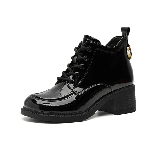 COVER Короткий Мартин Ботин Женские Черный