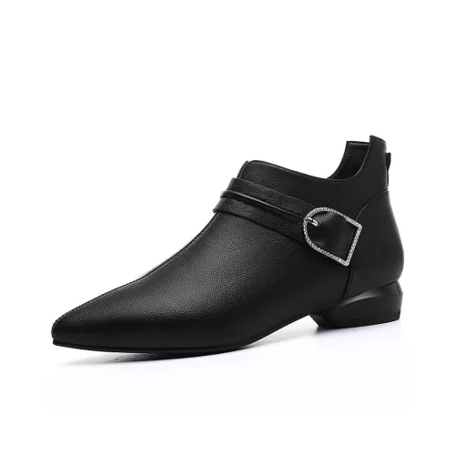 Golden Silk Rabbit Женские ботильоны