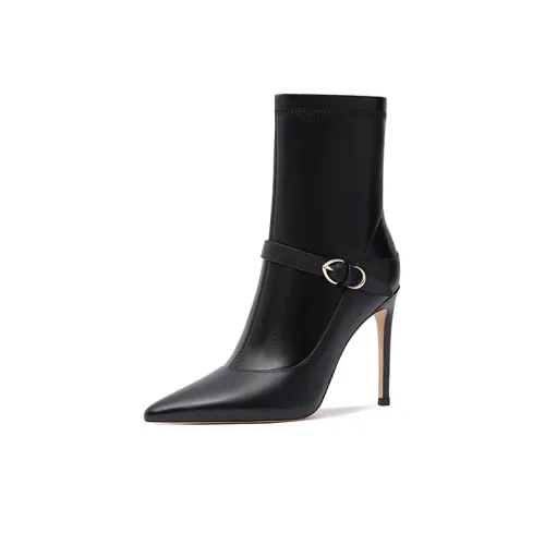 Lily Wei Ботильоны 10 см Женские Черные