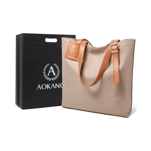 AOKANG Ткань Тоут Сумка Сумка через плечо Сумка Большая Женская Слон Серый Классический Черный