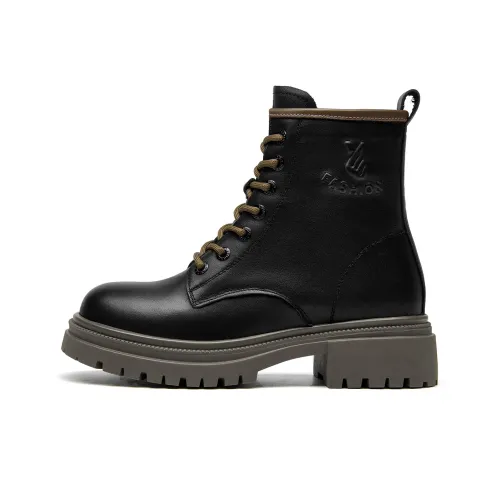 Spider King Short Martin Boot 6 см Женские Черный