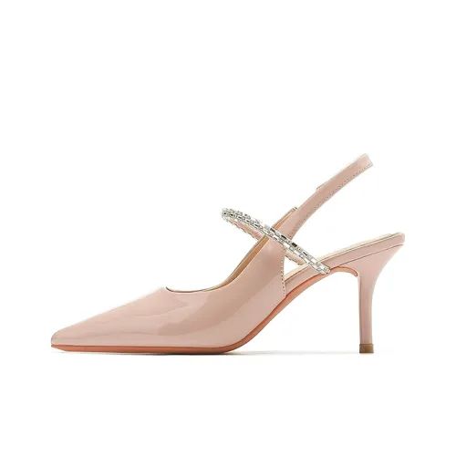 Zubumei Низкий каблук Высокие каблуки 7 см Женские