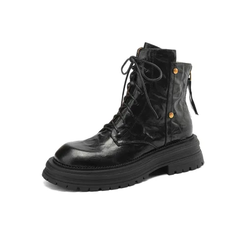 FIVE nine Dan Seven Короткий MID Голень Martin Boot 4,5cm Женские