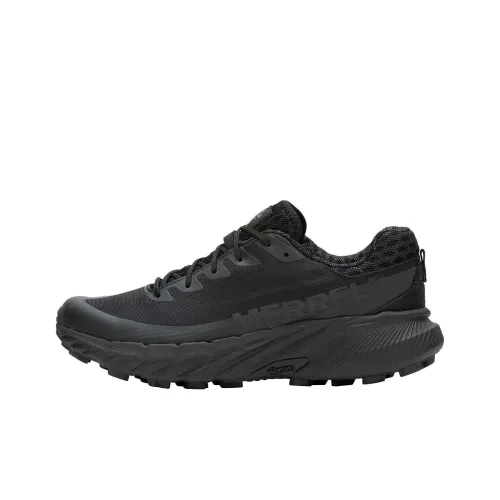 MERRELL Agility Peak 5 Противоскользящий Устойчивый к истиранию Низкий Топ Casual Унисекс Черный