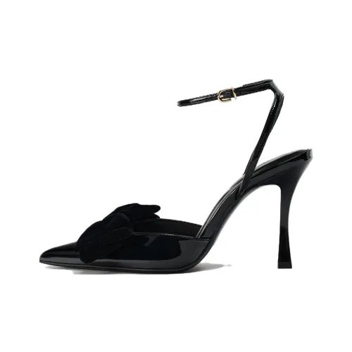 ZARA Высокие каблуки Черные Женские