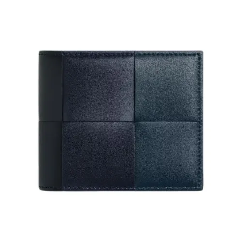 Bottega Veneta Телячья кожа Монета Кошелек Женские Темно-синий Космический синий