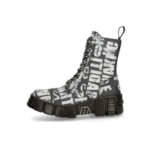 NEW ROCK Ботильоны Серые Женские