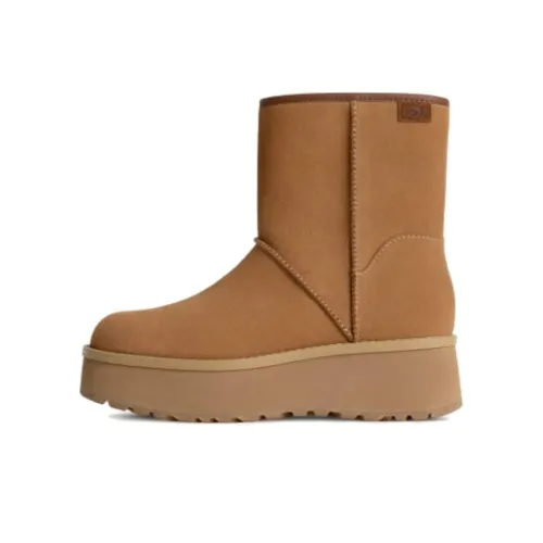 UGG Cityfunc Термические Короткие Снежные Ботинки Женские Каштановые