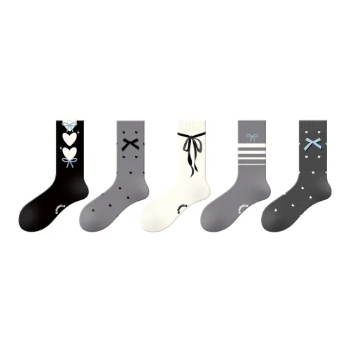 DJUNGLE Рококо Dance Музыкальный 5 пар Женские MID Носки до икры