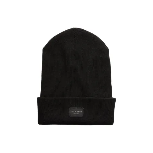 RAG BONE Смесовая шерсть трикотажная ткань шерсть нейлон эластан шапки-бини унисекс черный