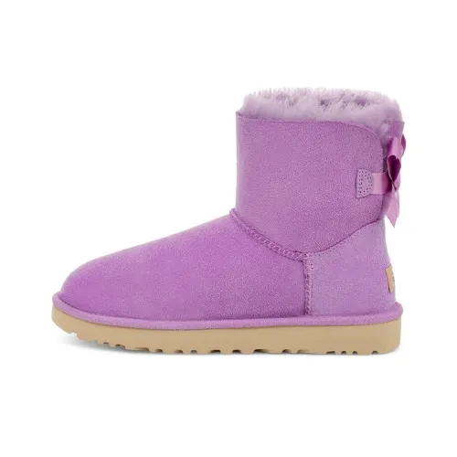 UGG Bailey Bow II Теплоизоляционное покрытие Короткие сноубутсы Женские Нефритовый синий-фиолетовый