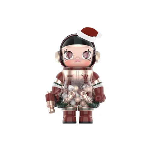 POP MART Коллаборация Edition 400% Mega SPACE MOLLY Рождество 2024 Модные Фигурки