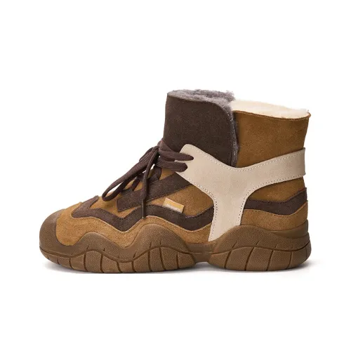 Joy Mario Термический Увеличение Высоты Короткие Снежные Ботинки для Голени Женские