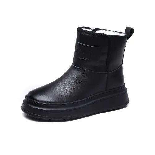 Devanro Термический Высота Увеличивающий Устойчивый к Износу Низ Резиновые Короткие Снежные Ботинки Женские