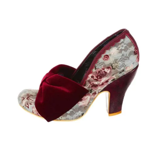 IRREGULAR CHOICE Bow Em Gee Грубый каблук Высокие каблуки 9,2 см Женские Красный