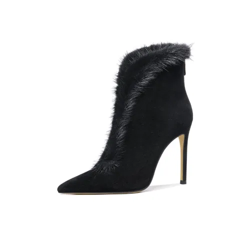 Lily Wei Ботильоны 10 см Женские Черные