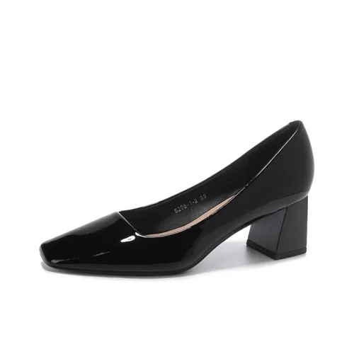 Bamiti Грубый каблук Высокие каблуки Женские