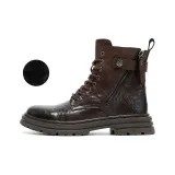 Коричневый с флисовой подкладкой