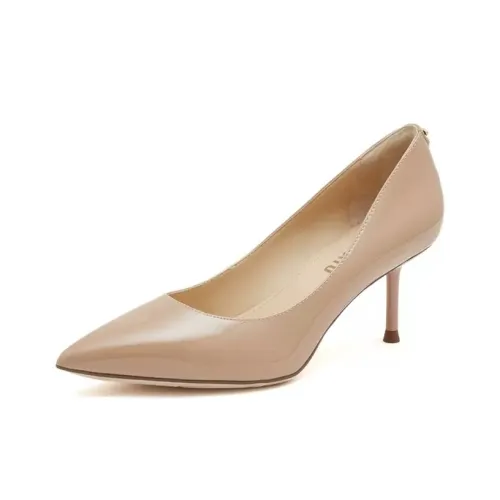 Staccato Jiaqi Live Broadcast Стиль Узкий каблук Высокие каблуки 6,5 см Женский