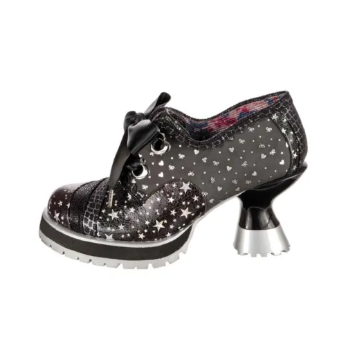 IRREGULAR CHOICE Боковая бутылка Каблук Высокие каблуки 8,2 см Женские Черный