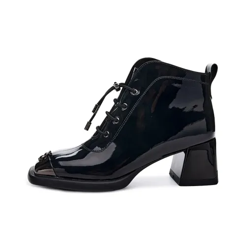 HR Ботильоны 6 см Женские Черные