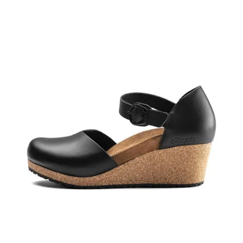 Birkenstock Клин-каблук Высокие каблуки Женские Черный