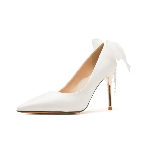 HKCP Узкий каблук Высокие каблуки 6,5 см Женские Белые