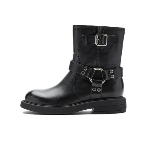 NINE WEST Ботильоны Черные с флисовой подкладкой Женские