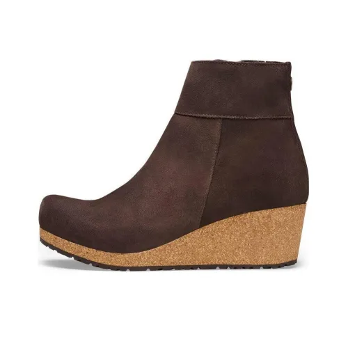 Ботильоны Birkenstock Женские Темно-Коричневые Узкие