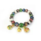 Многоцветный браслет с бусинами Multi-Bead Gold-Swallowing Beast для женщин [12 мм]