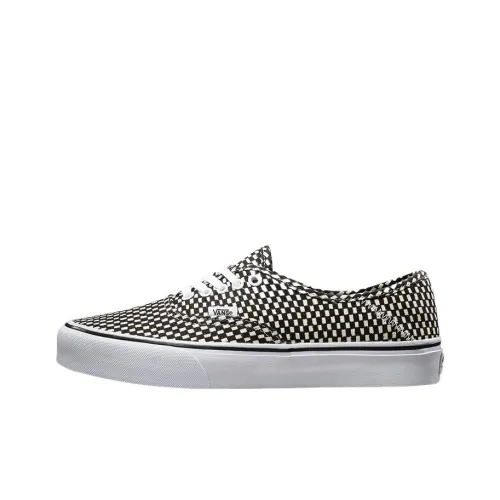 Vans Authentic Low Top Скейтборд Кроссовки Мужские Черный Белый