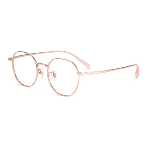 PULAIS Сплав TR Памятный пластик β-титан Круглые Оправы для очков Детские Розовое золото