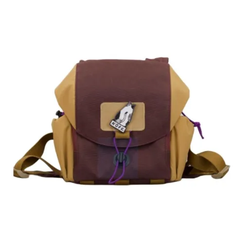 HELIUYUZHOU Нейлон Рюкзак Маленький Унисекс Темно-фиолетовый Котенок