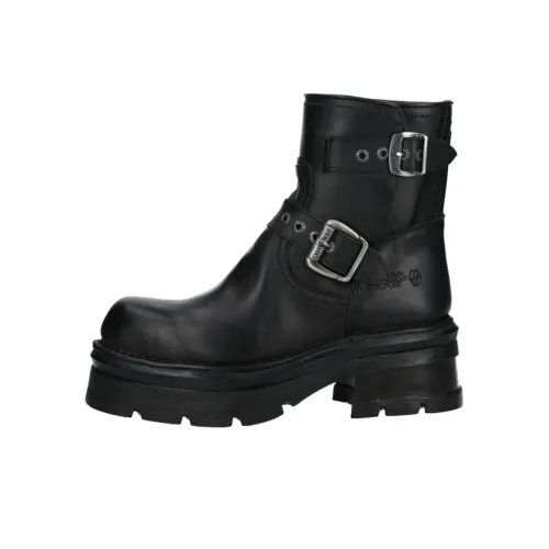 NEW ROCK Ботильоны 7 см Мужской Черный