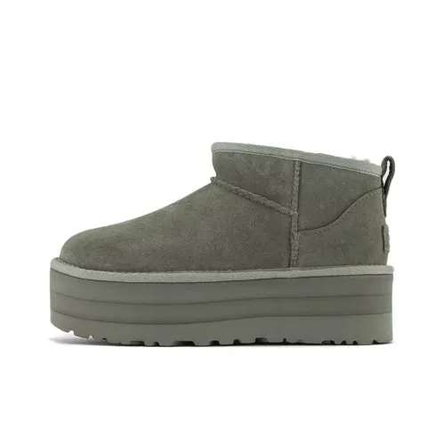 UGG CLASSIC ULTRA MINI Сноубутсы Мшисто-зеленый Унисекс
