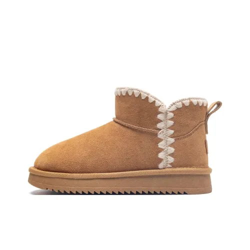 ZHR Little Stove Коллекция Термический Водонепроницаемый Устойчивый к Износу Короткие Снежные Ботинки Женские