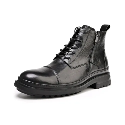 LEYGMENLG Короткий ботинок Martin мужской черный