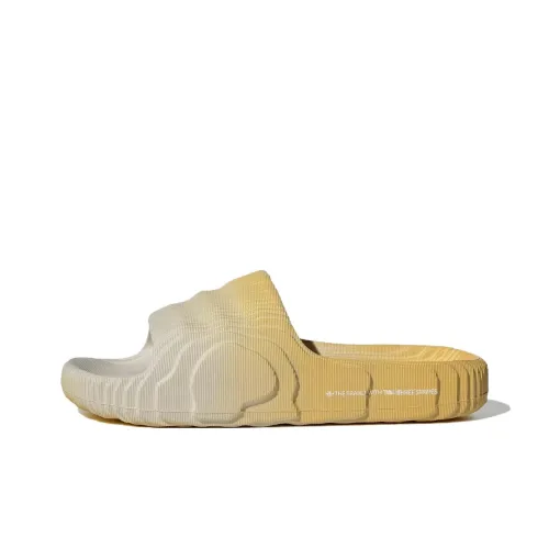 adidas originals Adilette 22 Slip-resistant Abrasion-resistant Шлепанцы Унисекс Бежевый