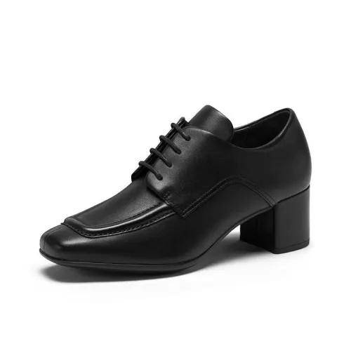 Ecco Shape 35 Square Высокие каблуки Черные Женские
