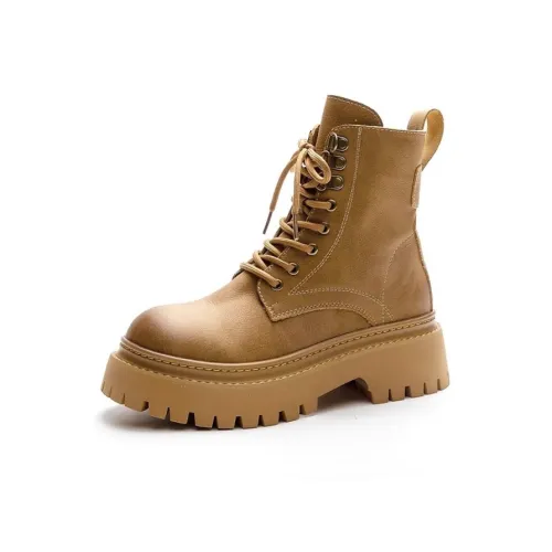 LIANGHUO 13cm Martin Boot Женские Хаки