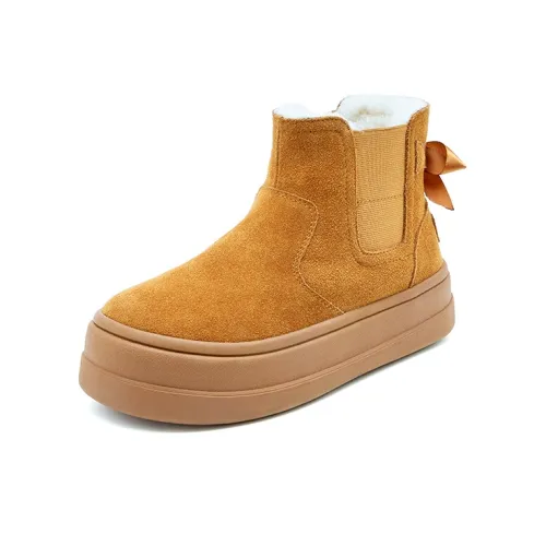 Joy&Mario Сноубутсы Верблюжий Женские