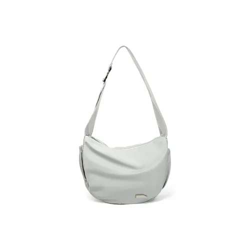 SMTING STUDIO Полиэстер Сумка через плечо Большая Унисекс Глубокий черный Овсяный Светло-синий