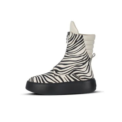 Thai Points Knight Boots Martin Boot Платформа Увеличение Высоты Мужской Черный Белый